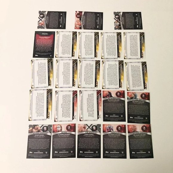 2016  WWE Topps Lot of 23 Wrestling Cards NXT Mix Lot - Picture 9 of 16